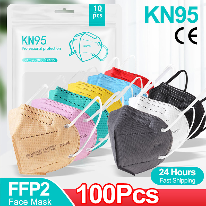 Surgical Mask - 10-100 قطعة mascarillas FFP2 قناع الوجه