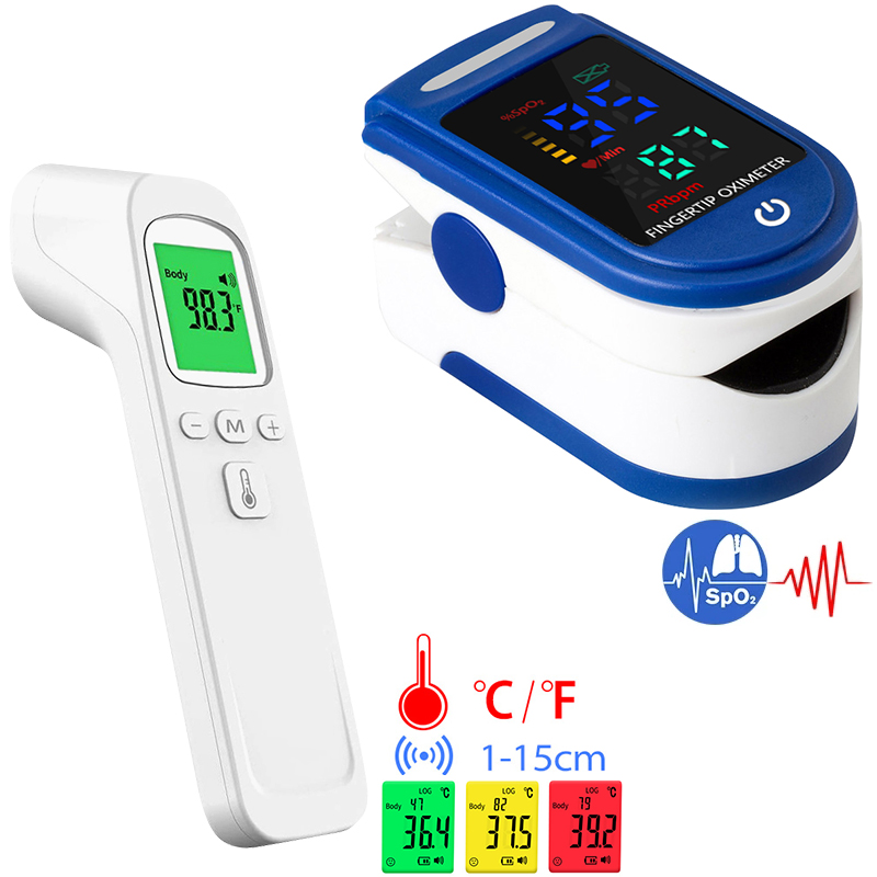 Pulse Oximeter - مسدس درجة حرارة الجبهة بالأشعة تحت