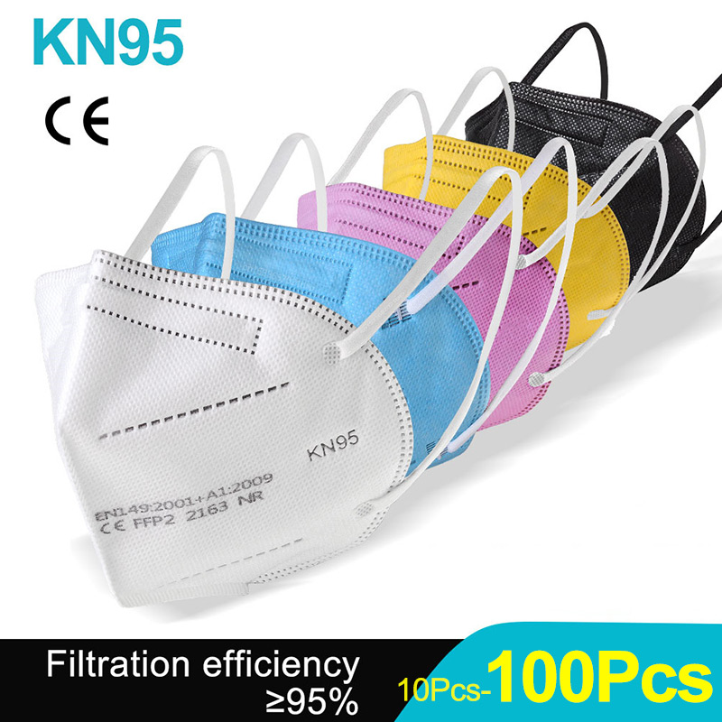 Surgical Mask - 10-100 قطعة أقنعة FFP2 KN95 Mascarillas