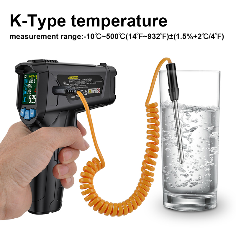 مقياس حرارة رقمي صناعي بالأشعة - مراجعة Thermometer Digital وسعره