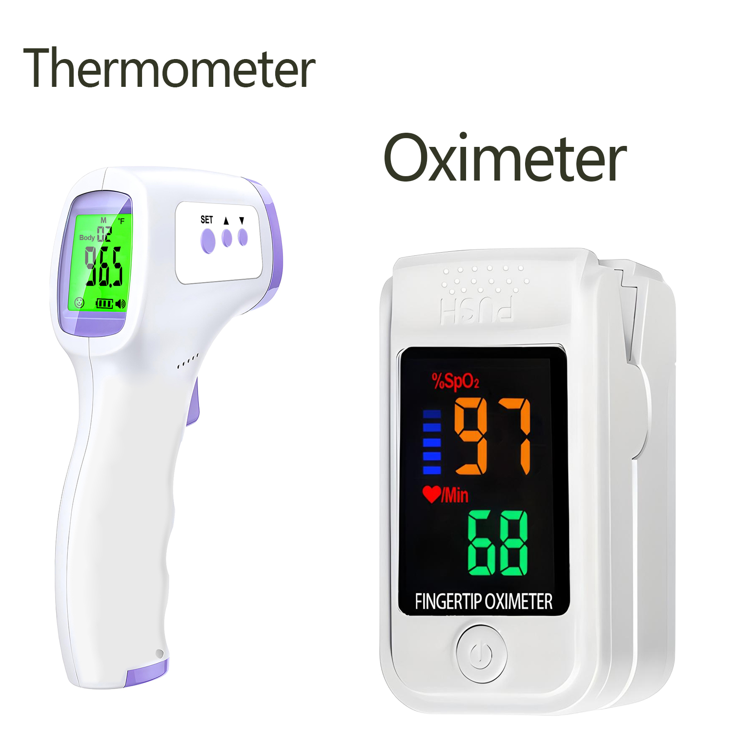 مقياس حرارة رقمي بالأشعة تحت ا - مراجعة Pulse Oximeter وسعره