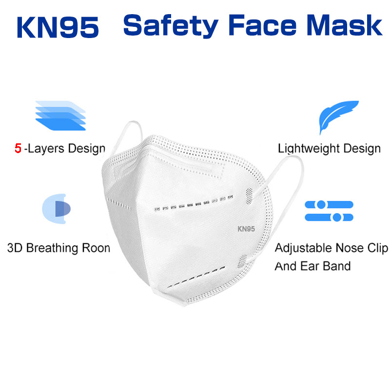 10-100 قطعة mascarillas FFP2 ق - مراجعة Surgical Mask وسعره