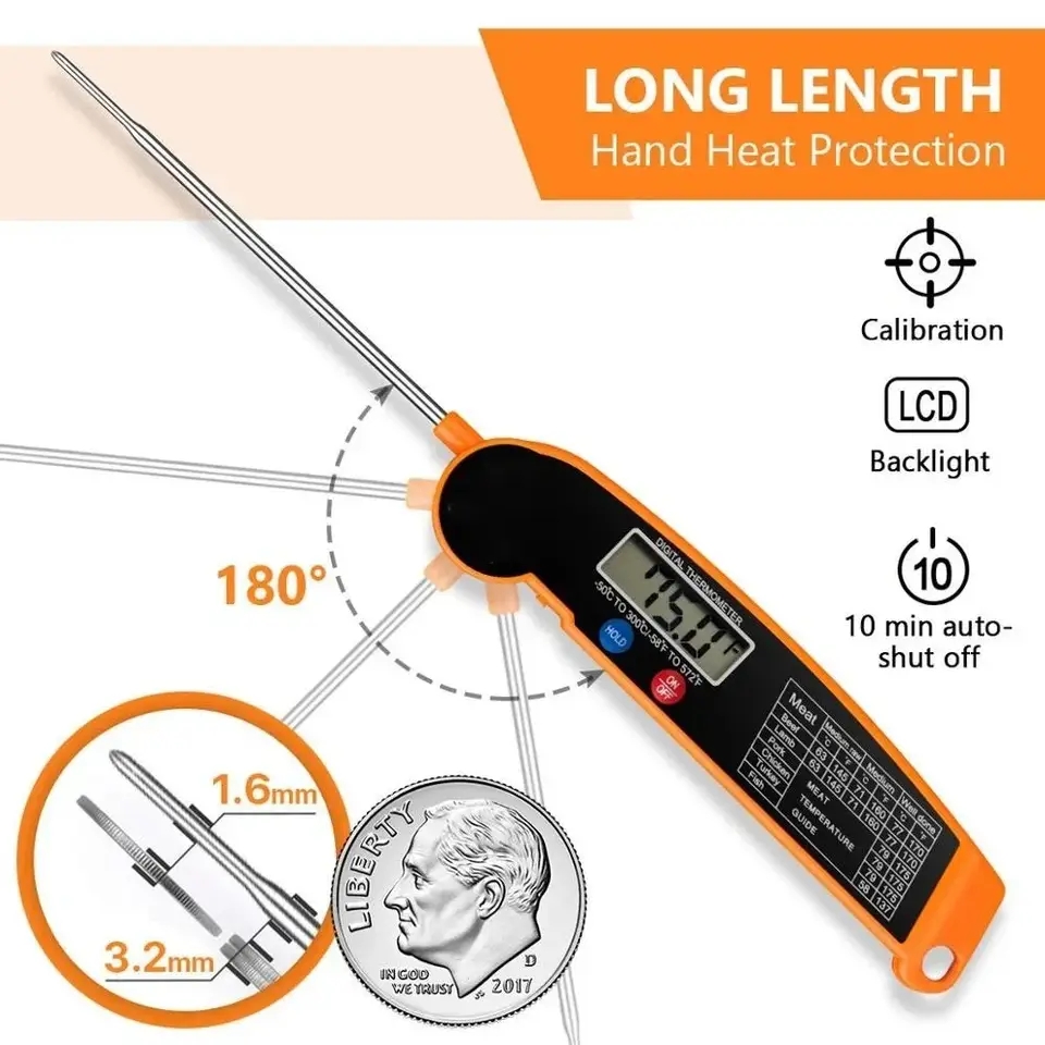 ميزان حرارة رقمي مقاوم للماء ل - مراجعة Thermometer Digital وسعره