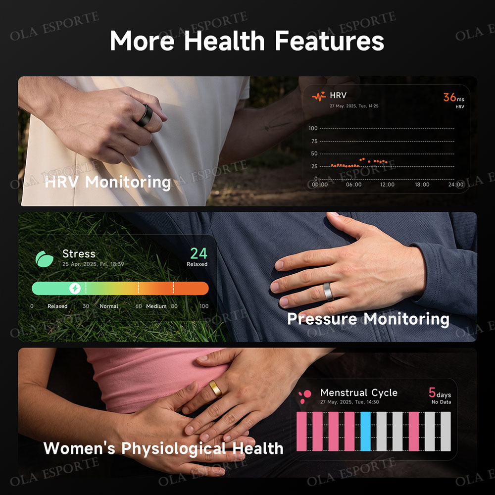 خاتم ذكي جديد لعام 2026 مع علب - مراجعة Blood Pressure Monitor وسعره